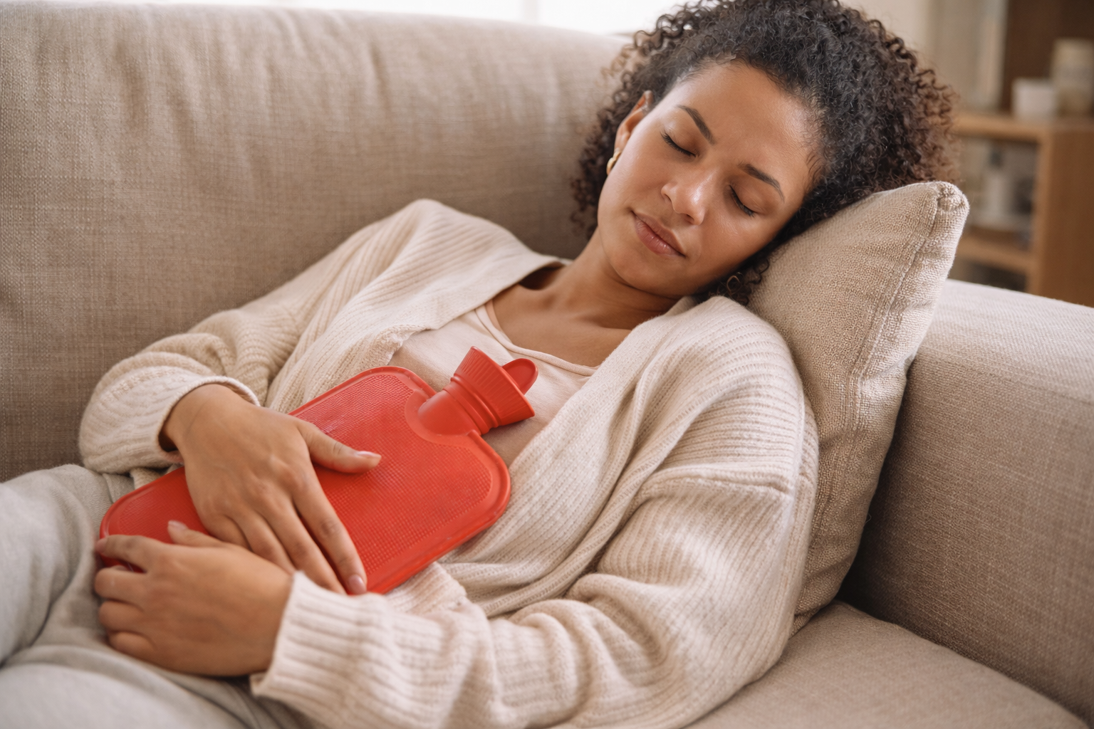 femme bouillotte règles