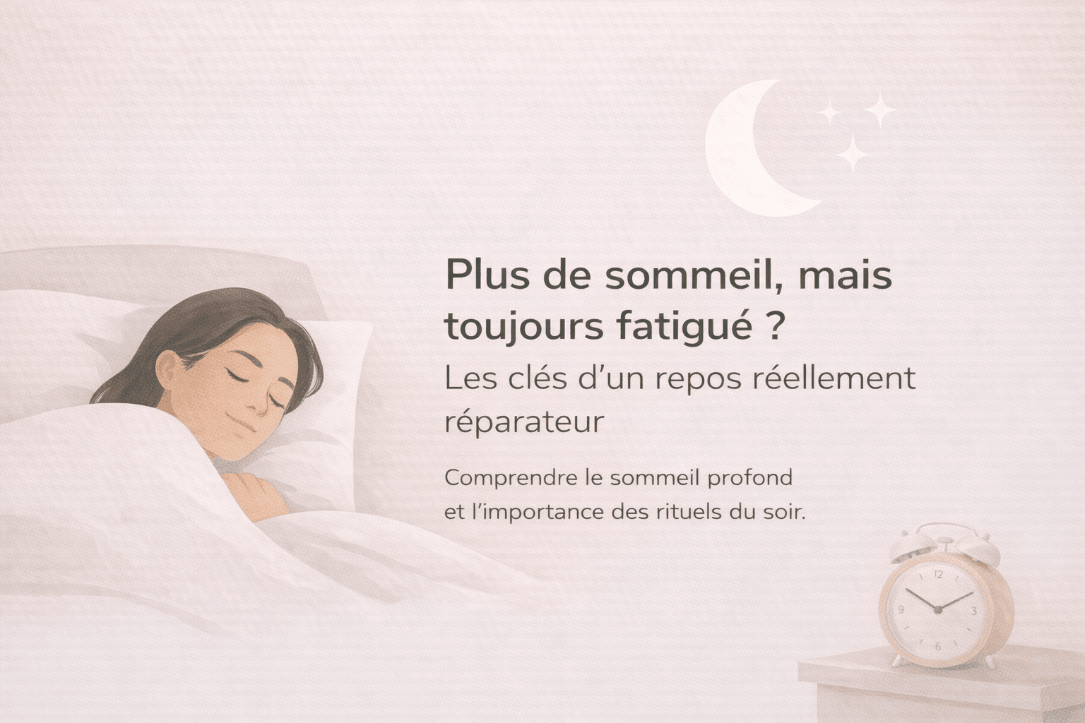 Peut-on être fatigué même avec 8h de sommeil? Comment développer un sommeil réparateur? - ONSKYN